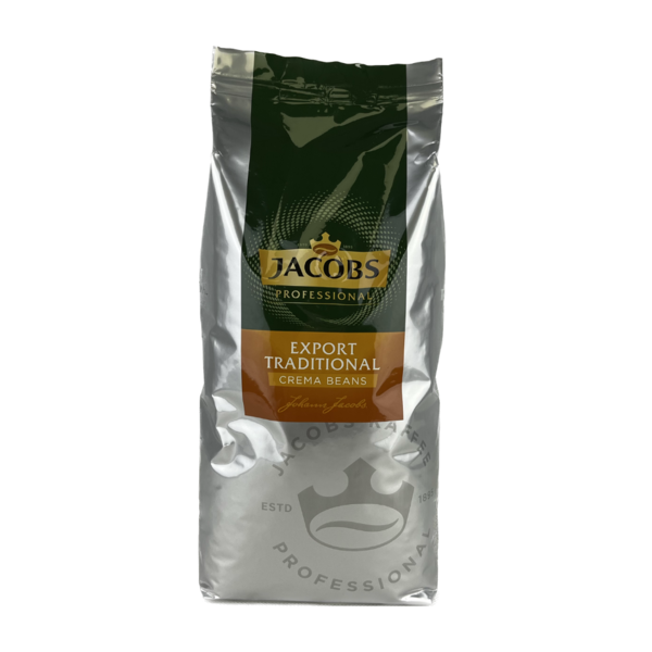 Jacobs Professional Export Traditional Crema Beans, Kaffeebohnen / 1kg
